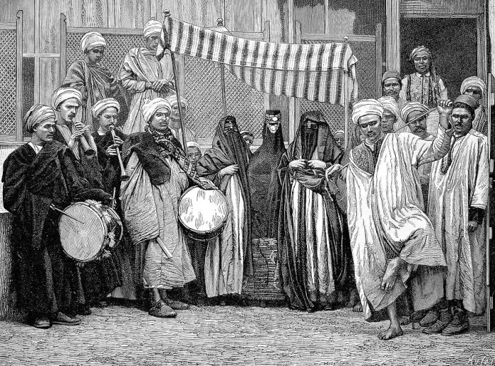 Framed Print : Wedding celebration in Cairo in 1865 Framed Print : Wedding celebration in Cairo in 1865