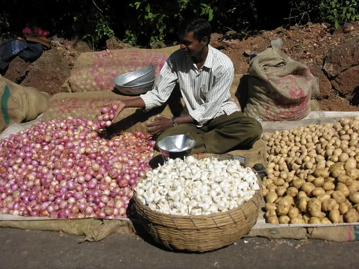 Framed Print : Weekly Market, Mahabaleshwar, Maharashtra, India