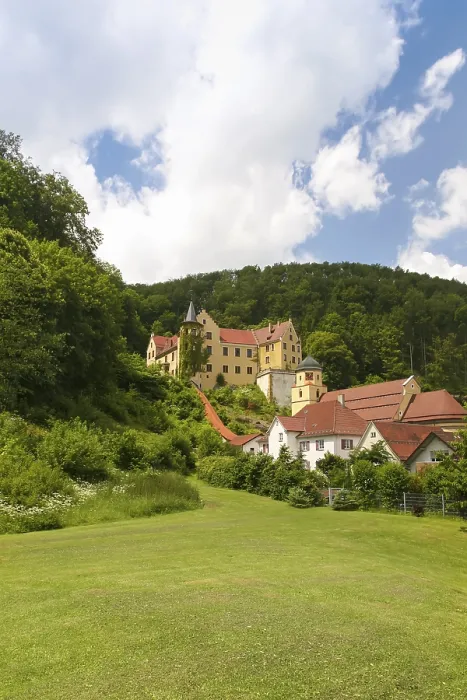 Framed Print : Weissenstein Castle, historical building