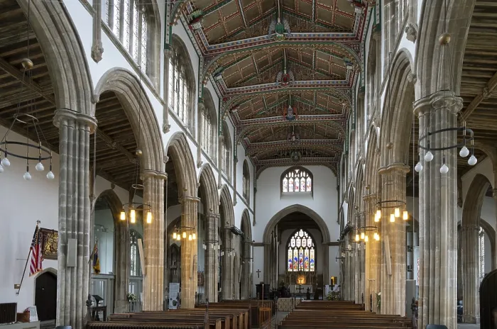 Framed Print : Wells, St Cuthbert, view to the east