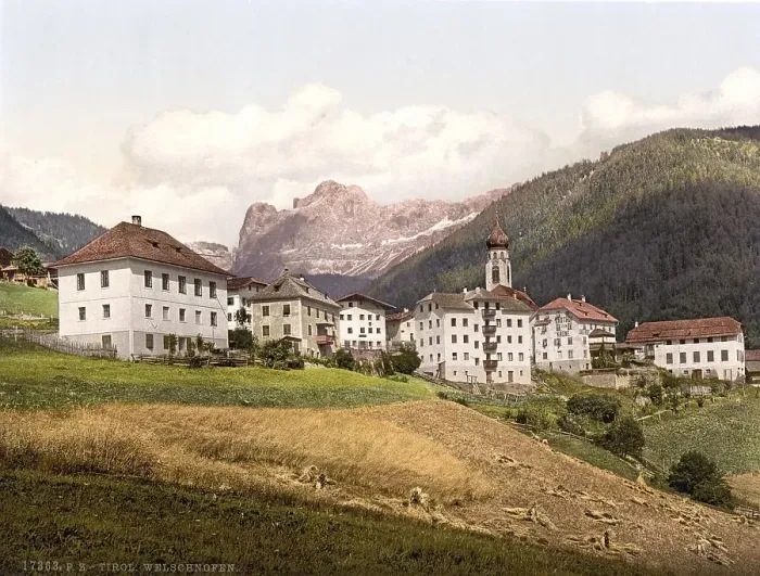 Framed Print : Welschnofen, Nova Levante, formerly Austria-Hungary