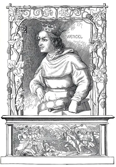 Framed Print : Wenceslas of Luxembourg or Vaclav