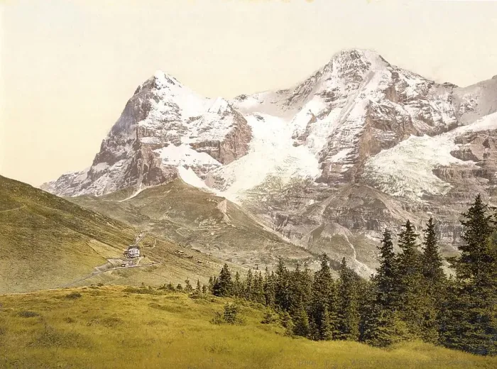 Framed Print : Wengern Alp, Moench und Eiger, Bernese Oberland Framed Print : Wengern Alp, Moench und Eiger, Bernese Oberland
