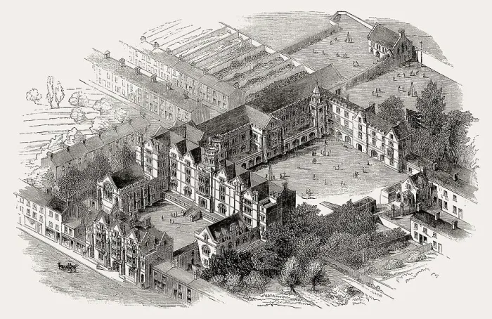 Framed Print : The Wesleyan College, Westminster