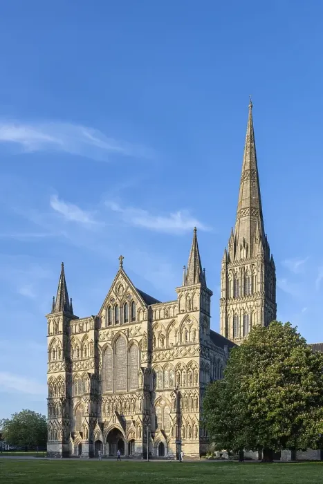 Framed Print : The west facade, screen facade with the 123 m high