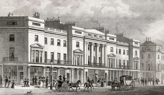 Framed Print : Part of the west side, Regent Street Framed Print : Part of the west side, Regent Street