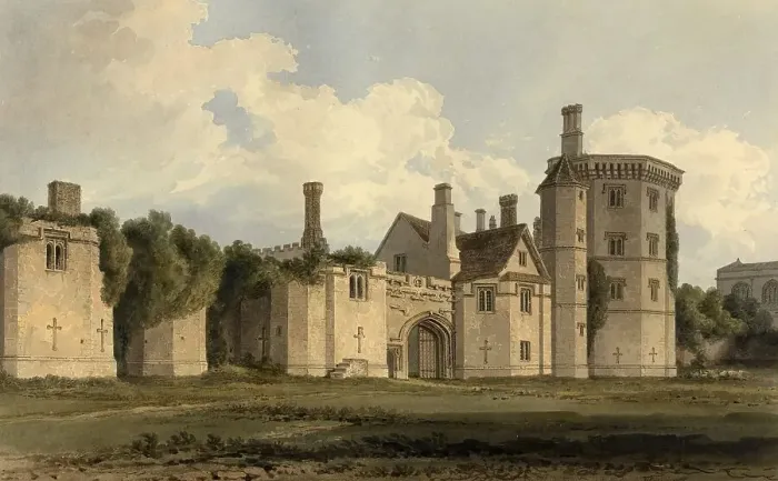 Framed Print : West Front of Thornbury Castle