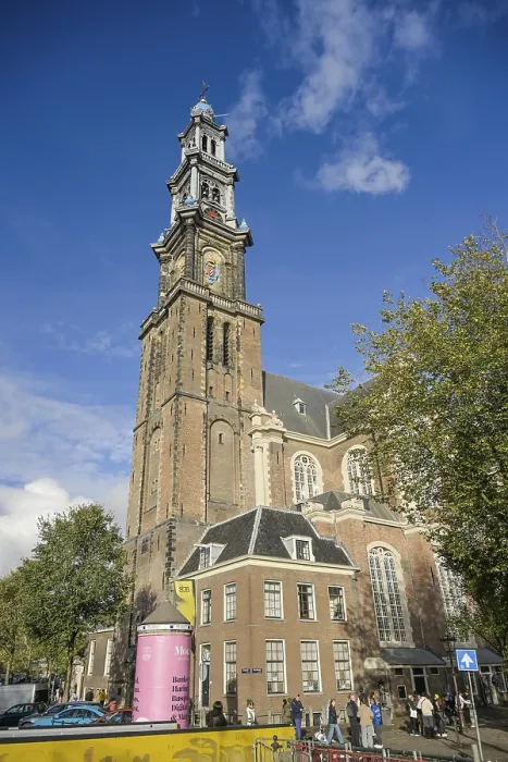 Framed Print : Westerkerk, Prinsengracht, Old Town