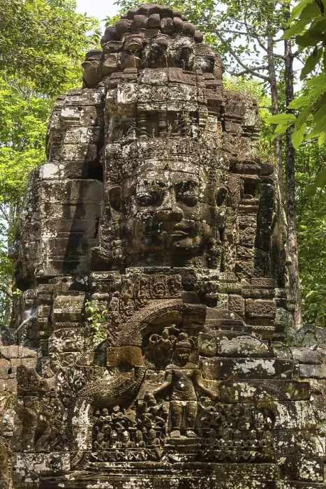 Framed Print : Western Gopuram, face tower at the entrance