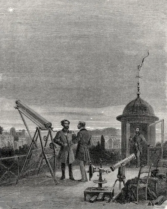 Framed Print : The western sky of Paris, February 17, 1868 Framed Print : The western sky of Paris, February 17, 1868