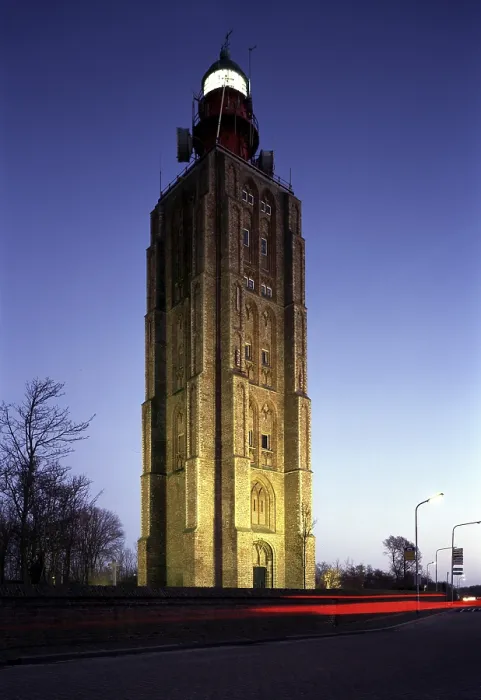 Framed Print : Westkapelle, former church tower now lighthouse