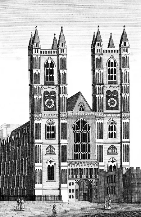 Framed Print : Westminster Abbey, Westminster Abbey western front