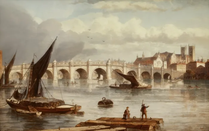 Framed Print : Westminster Bridge, bridge over the River Thames Framed Print : Westminster Bridge, bridge over the River Thames