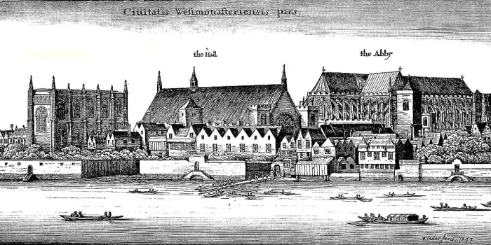 Framed Print : Westminster at the time of King Charles I