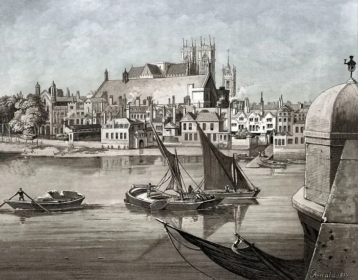 Framed Print : Westminster, Westminster Abbey, London, UK, 1803