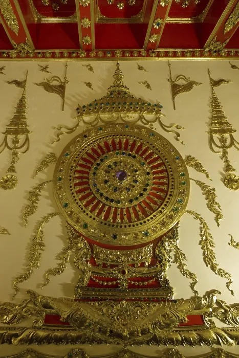 Framed Print : Wheel of Life in Chedi Wat Phra That Phanom