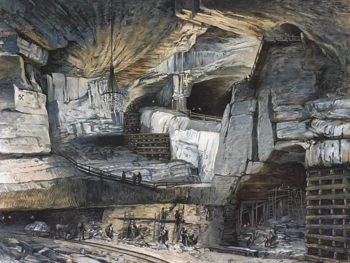 Framed Print : Wieliczka Salt Mine in the southern Polish town of Wieliczka (German) Framed Print : Wieliczka Salt Mine in the southern Polish town of Wieliczka (German)