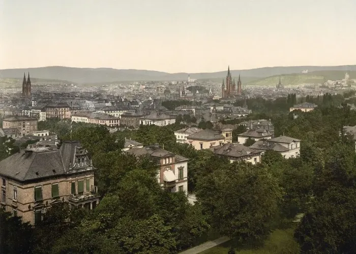 Framed Print : Wiesbaden, Hesse, Germany, Historic