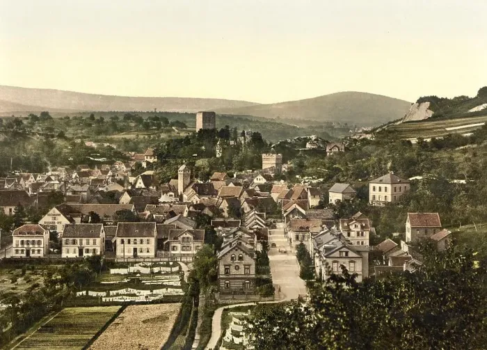 Framed Print : Wiesbaden in Hesse, Germany, Historic
