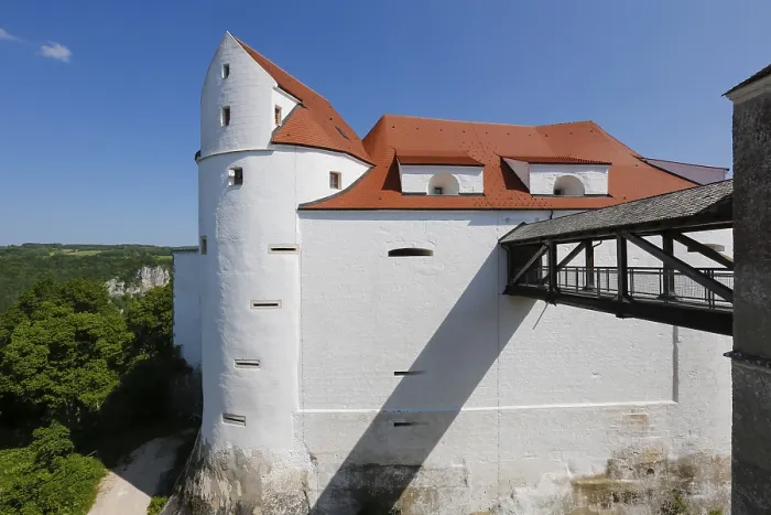 Framed Print : Wildenstein Castle, Spornburg, medieval castle complex