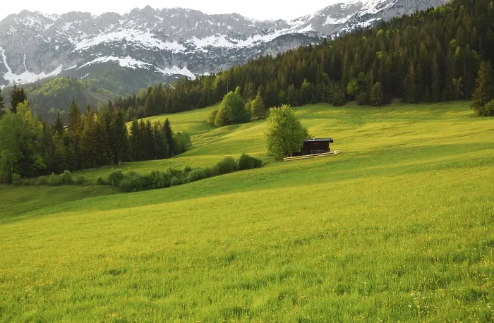 Framed Print : Wilder Kaiser mountains in the alps of Austria
