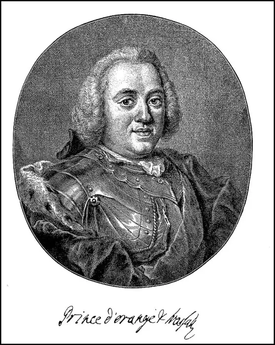Framed Print : Wilhelm Carl Heinrich Friso, 1 September 1711