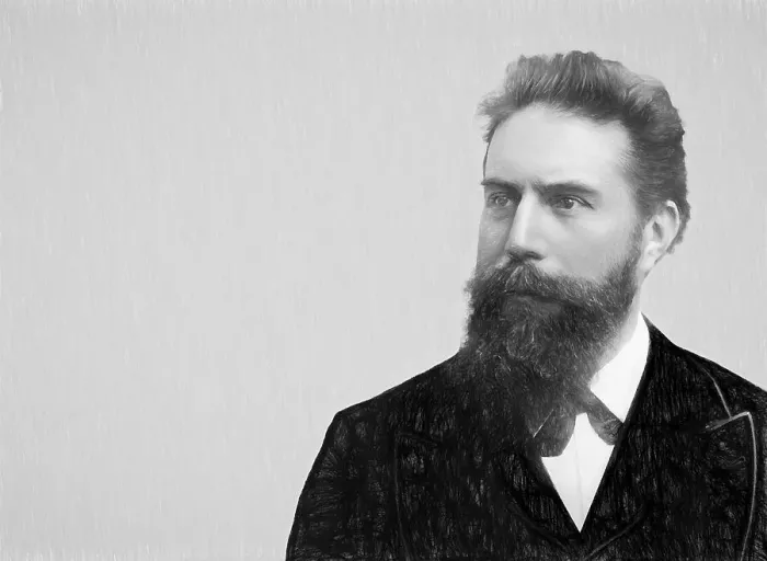 Framed Print : Wilhelm Conrad Roentgen, 1845 - 1923