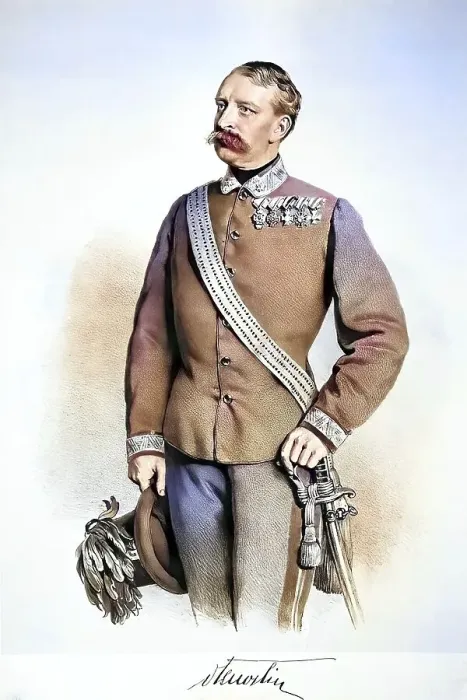 Framed Print : Wilhelm Freiherr von Stenglin, 1823-1866