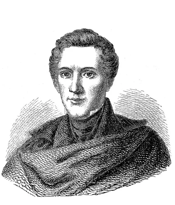 Framed Print : Wilhelm Hauff, 29 November 1802