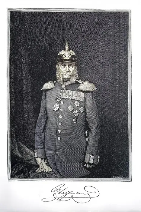 Framed Print : Wilhelm I or in German Wilhelm I