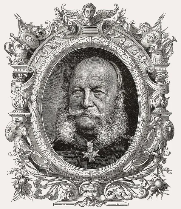 Framed Print : Wilhelm I or William I, 1797-1888