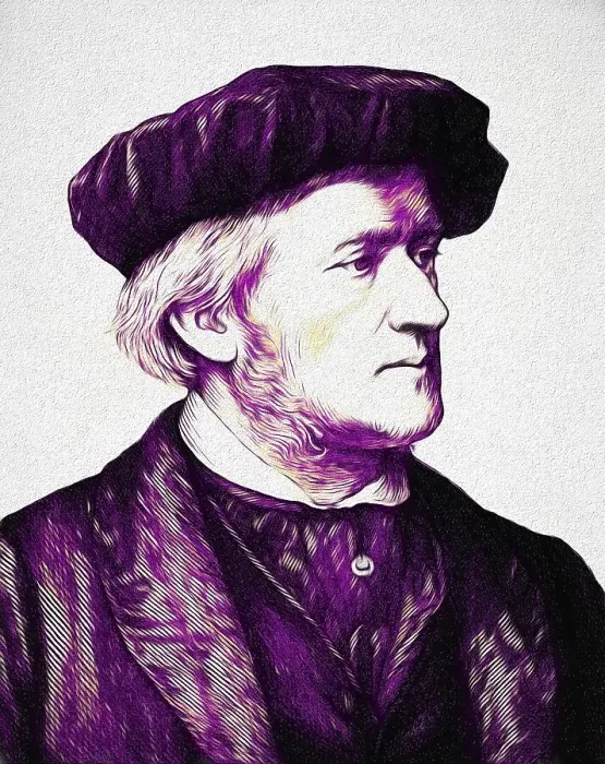 Framed Print : Wilhelm Richard Wagner, 1813, 1883