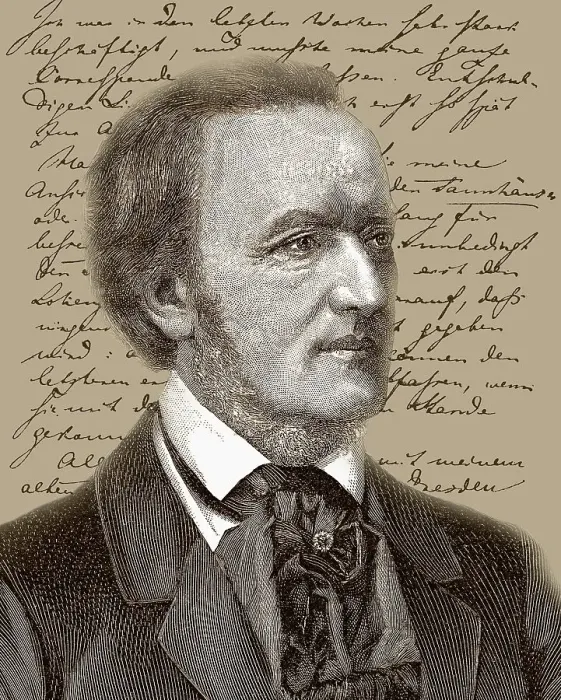 Framed Print : Wilhelm Richard Wagner 1813 - 1883 Framed Print : Wilhelm Richard Wagner 1813 - 1883