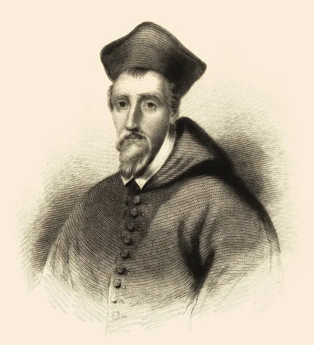 Framed Print : William Allen, 1532-1594, englischer Kardinal der roemisch-katholischen Kirche