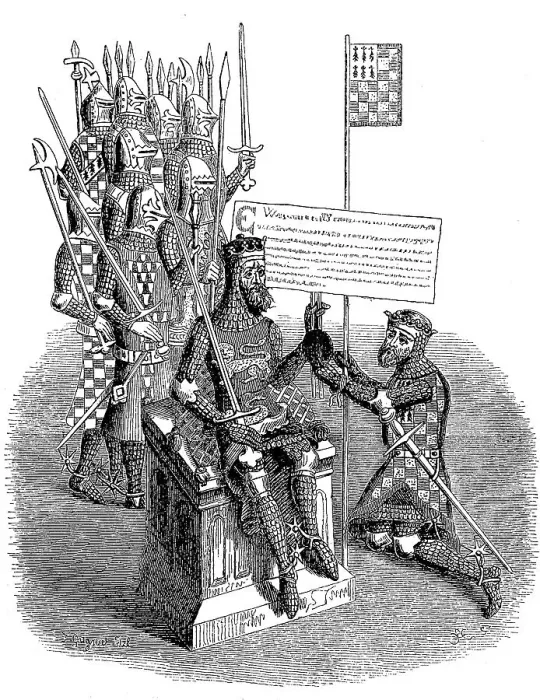 Framed Print : William the Conqueror enfeoffs the Duke of Brittany
