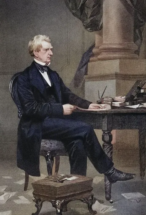 Framed Print : William Henry Seward (born 16 May 1801 in Florida)