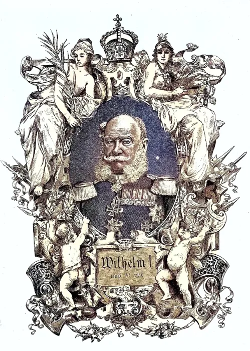 Framed Print : William I (born 22 March 1797 as William Frederick Louis of Prussia)