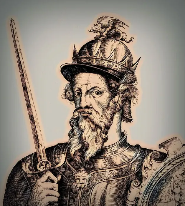 Framed Print : William I, ca. 1028, 1087, known as William the Conqueror