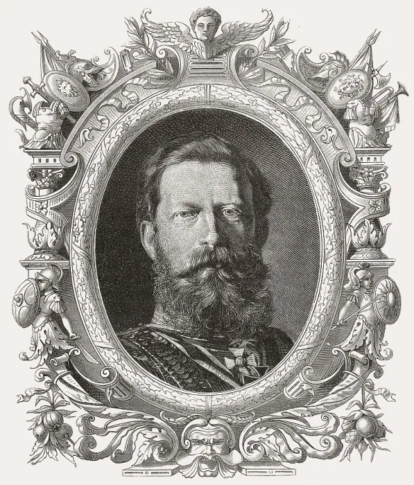 Framed Print : William II, 1859 - 1941, last German Emperor and King of Prussia