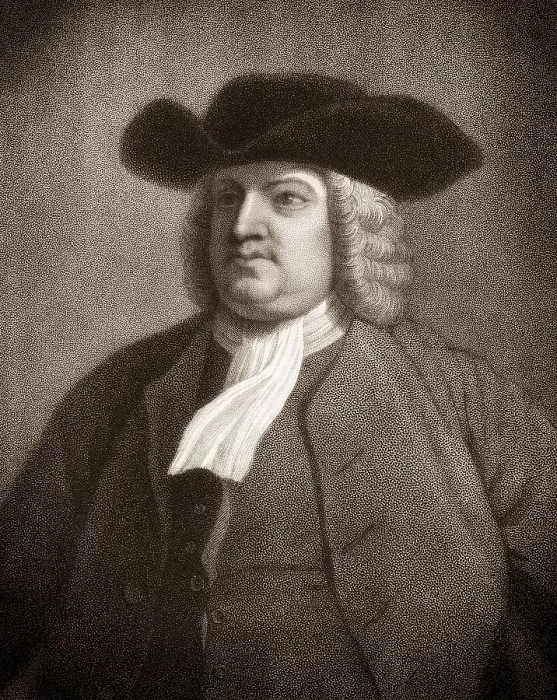 Framed Print : William Penn, 1644 - 1718, founder of the colony of Pennsylvania