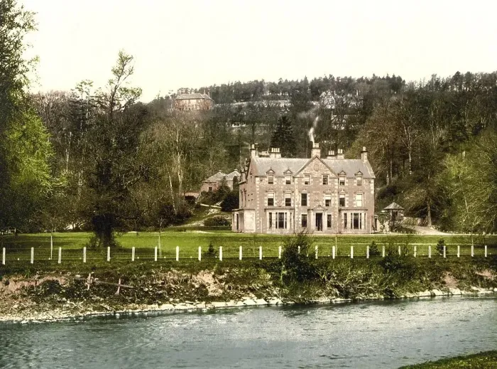 Framed Print : The Wilton Lodge, Hawick, a town in the Scottish Borders