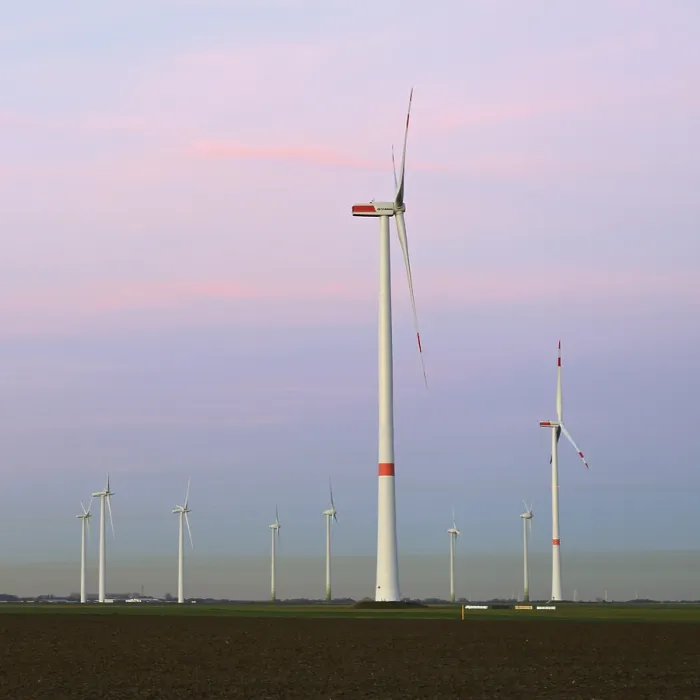 Framed Print : Wind turbines... Energy generation