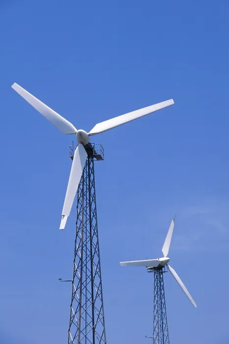 Framed Print : Windmill farm power generation