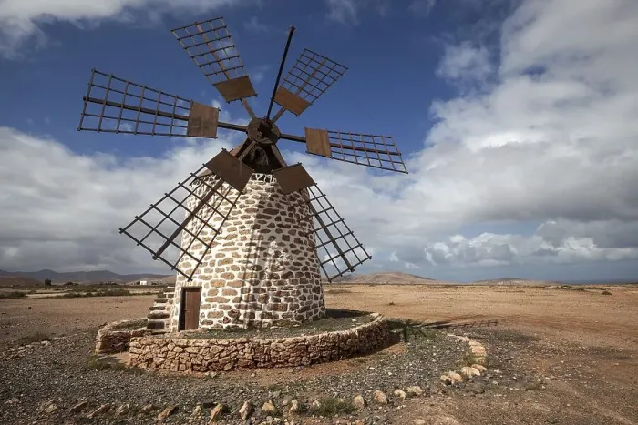 Framed Print : Windmill, Molino de Tefia, Tefia