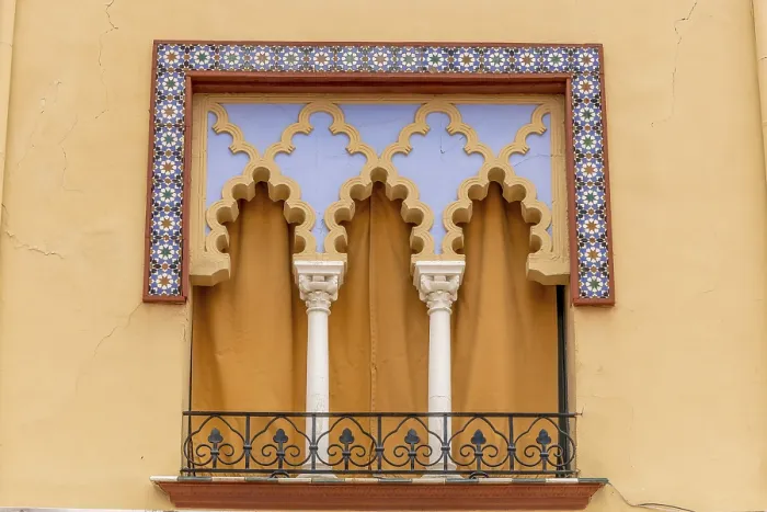 Framed Print : Window from the era of Moorish Spain in Calle C