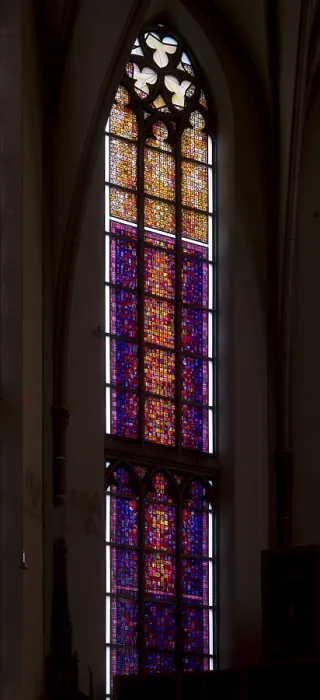 Framed Print : Window by Karl-Martin Hartmann in the choir N-II