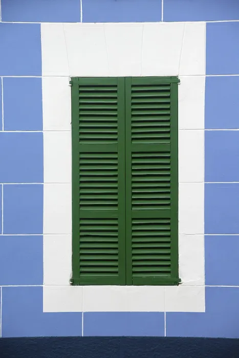 Framed Print : Window, Portocolom, Majorca, Porto Colom Framed Print : Window, Portocolom, Majorca, Porto Colom