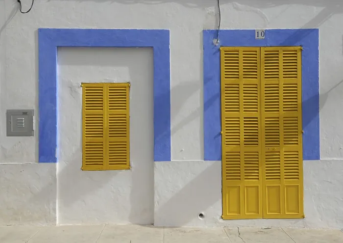 Framed Print : Window, Portocolom, Majorca, Porto Colom Framed Print : Window, Portocolom, Majorca, Porto Colom