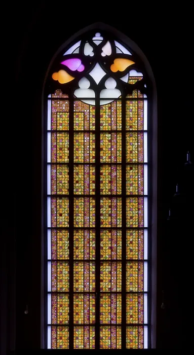 Framed Print : Windows by Karl-Martin Hartmann on the west side N-X (Jakobusfenster)