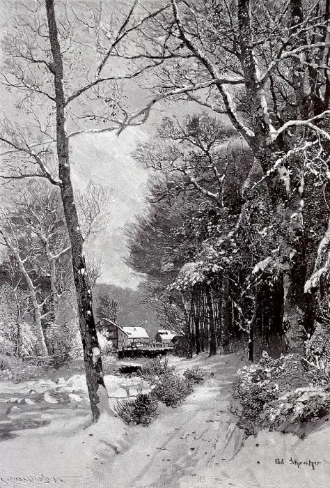 Framed Print : Winter atmosphere in Ilsethal, Ilsetal in the Harz Mountains